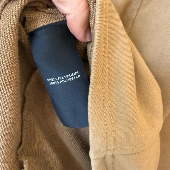 Bagatelle Collection size large Women’s Tan Button Up Shirt Jacket Shacket - Picture 8 of 8